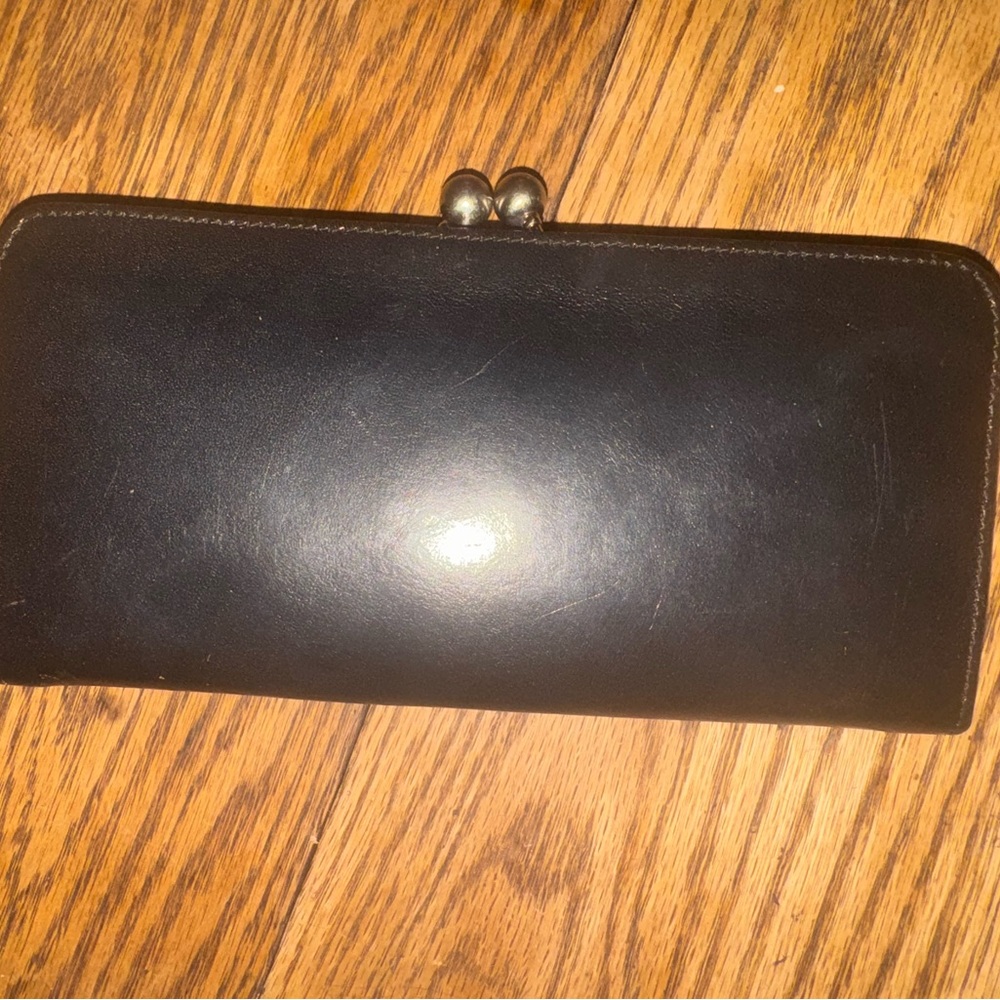 Sleek Black Leather Wallet